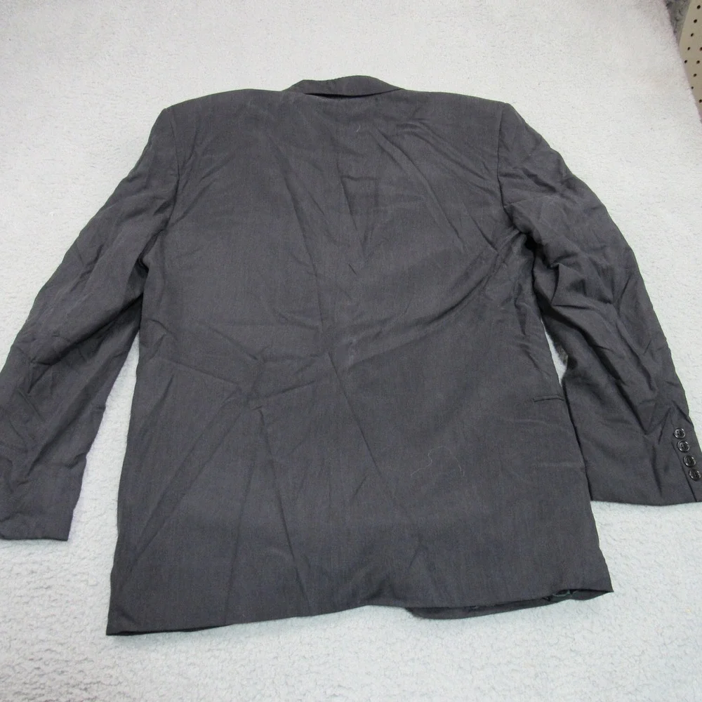 Neiman‎ Marcus Designer Collections Mens 41R Blazer Charcoal Grey Made in Italy